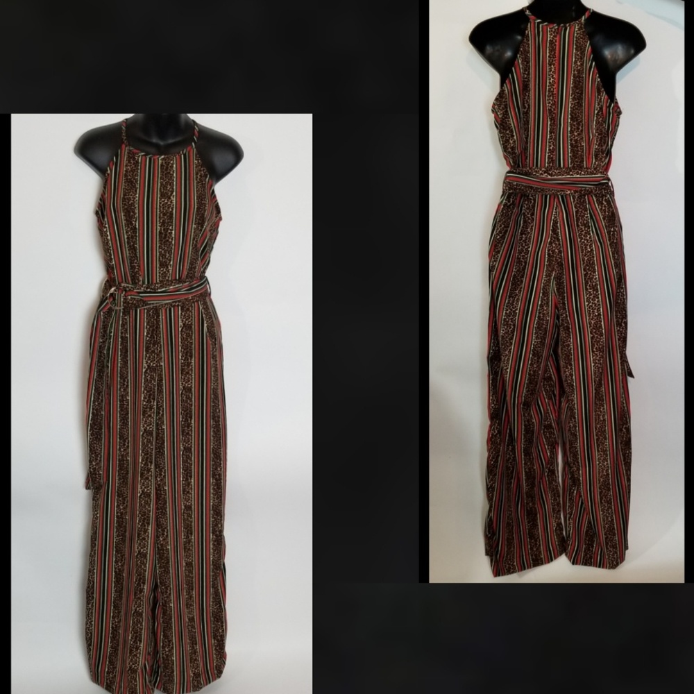 Pinstripe Jumpsuit